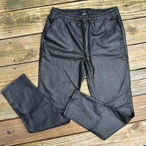 Sanctuary Faux Leather Jogger Pants